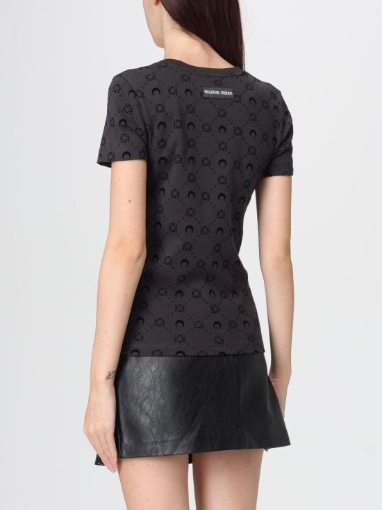 25FW 마린세르 반팔 티셔츠 WTT012ACJER0090 BK99 Black - MARINE SERRE