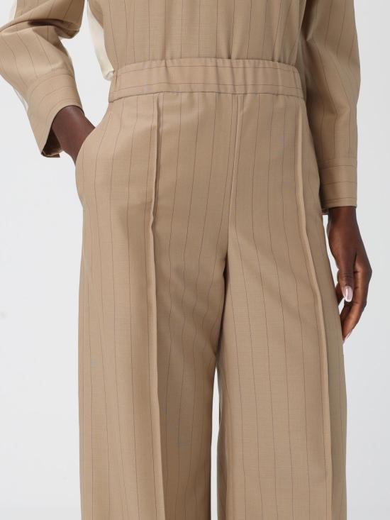 25FW 질샌더 팔라초 팬츠 J01KA0187J40275 296 Brown - JIL SANDER