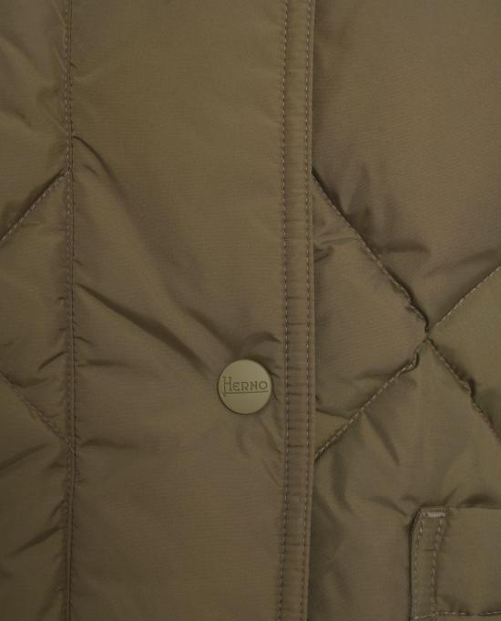 25FW 에르노 코트 PI002090D 12004Z 7740 VERDE MILIT - HERNO