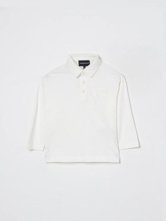 25FW [키즈] 엠포리오 아르마니 폴로 셔츠 EB000785AF13715 U0003 White