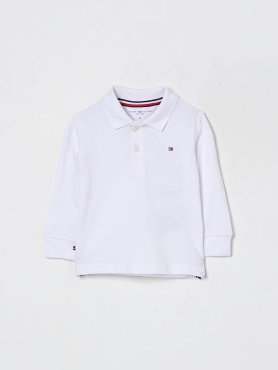 25FW [키즈] 타미힐피거 폴로 셔츠 KN0KN01848 YBR White