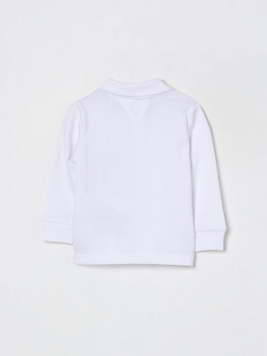 25FW [키즈] 타미힐피거 폴로 셔츠 KN0KN01848 YBR White - TOMMY HILFIGER