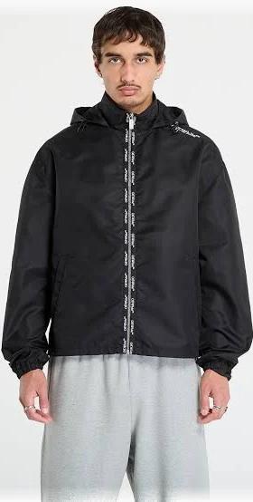 25FW 오프화이트 자켓 OMEB04FF25FAB001 1001 BLACK