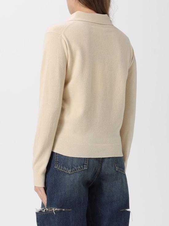 25FW 마르지엘라 폴로 티셔츠 S51GL0063M13144 104 Butter - MAISON MARGIELA