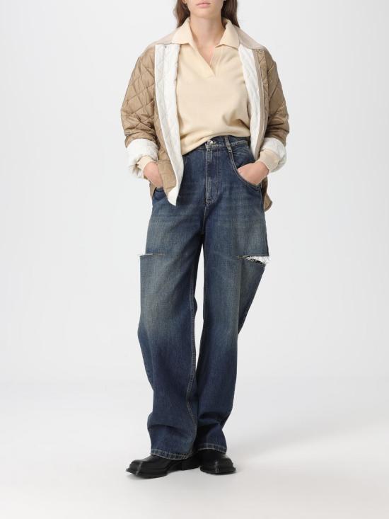 25FW 마르지엘라 폴로 티셔츠 S51GL0063M13144 104 Butter - MAISON MARGIELA