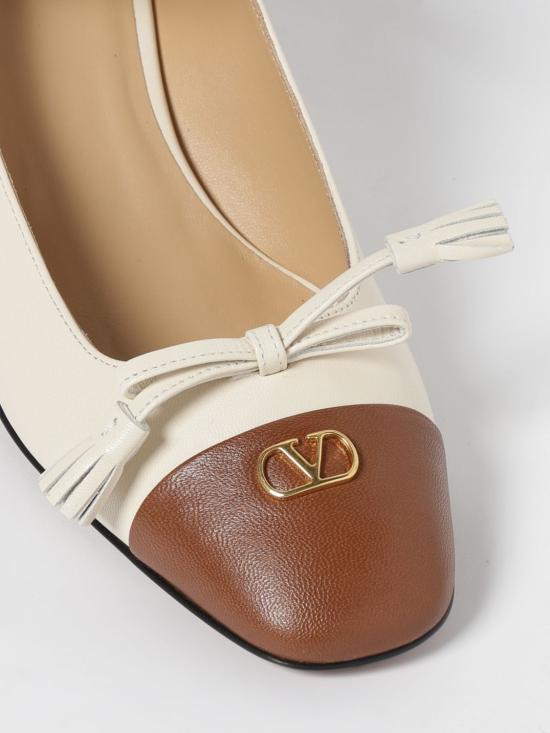 25FW 발렌티노 가라바니 뮬/슬리퍼 7W0S0NE1DDT AHA White - VALENTINO GARAVANI