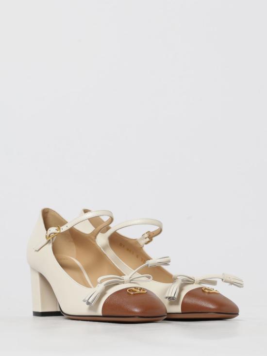 25FW 발렌티노 가라바니 뮬/슬리퍼 7W0S0NE1DDT AHA White - VALENTINO GARAVANI