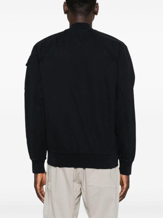 25FW 씨피 컴퍼니 다이애그널 플리스 봄버 풀집 자켓 19CMSS205A006372G 888 BLUE - C.P. COMPANY