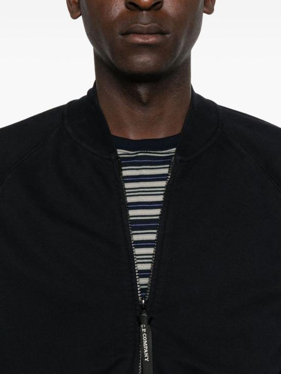 25FW 씨피 컴퍼니 다이애그널 플리스 봄버 풀집 자켓 19CMSS205A006372G 888 BLUE - C.P. COMPANY