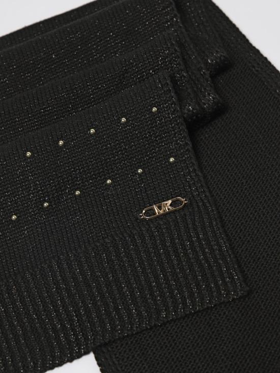 25FW [키즈] 마이클 코어스 스카프 R30526 09B Black - MICHAEL KORS