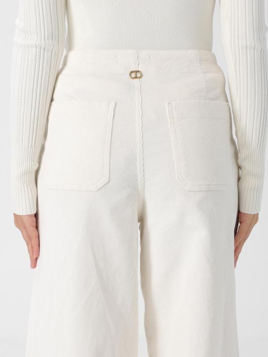 25FW 트윈셋 팬츠 252TT2180 00282 Yellow Cream - TWINSET