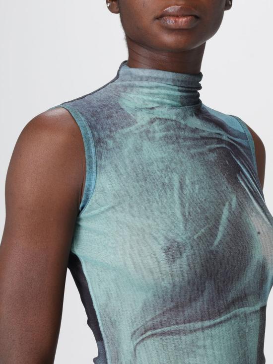 25FW 장 폴 고티에 민소매 티셔츠 TO311M004P 5557 Blue - JEAN PAUL GAULTIER