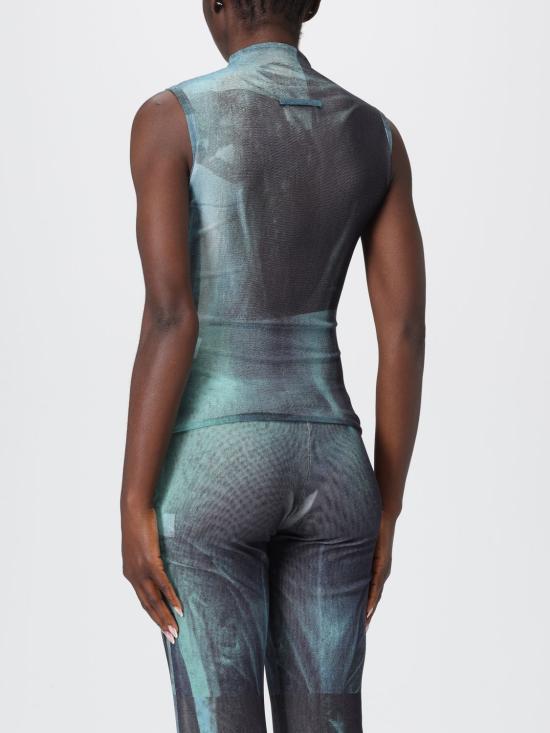 25FW 장 폴 고티에 민소매 티셔츠 TO311M004P 5557 Blue - JEAN PAUL GAULTIER