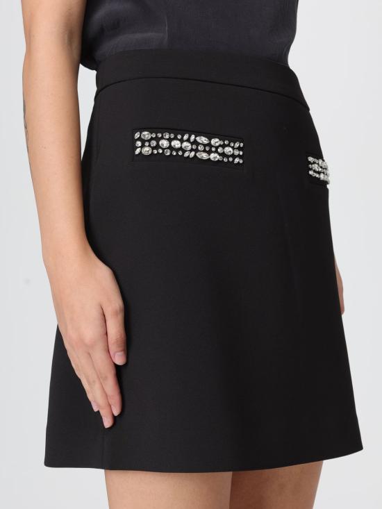 25FW 리우조 숏 스커트 CF5359T2527 22222 Black - LIU JO