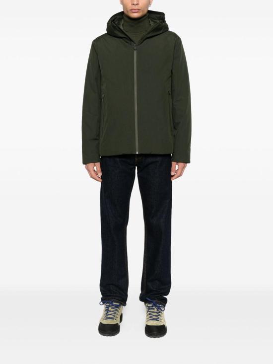 25FW 세이브더덕 숏패딩 D31952M FLYNN 50071 GREEN - SAVE THE DUCK