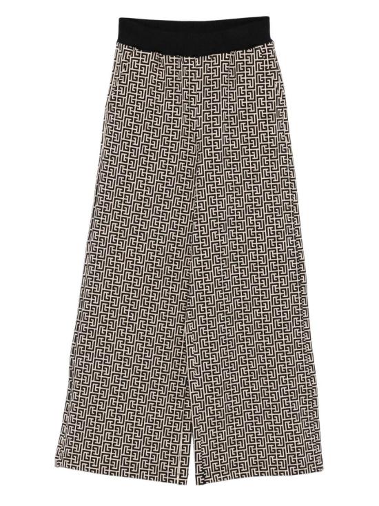 25FW [키즈] 발망 스트레이트 팬츠 BX6A00 Z2411 106NE BEIGE E NERO