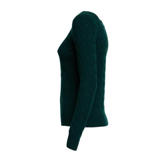 25FW 폴로 랄프로렌 폴로 자수 케이블 니트 스웨터 211971865009 009 VERDE - POLO RALPH LAUREN