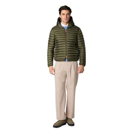 25FW 세이브더덕 숏패딩 D3065M 50012 VERDE GREEN - SAVE THE DUCK