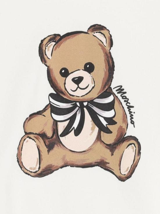 25FW [키즈] 모스키노 오버롤 HDK036 LDA16 83933 GRIGIO E NERO - MOSCHINO