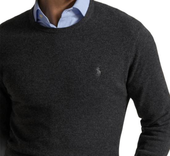 25FW 폴로 랄프로렌 긴팔 티셔츠 710974148 004 GREY - POLO RALPH LAUREN