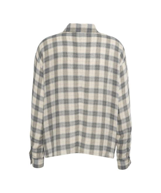 25FW 원 헌드레드 긴팔 셔츠 3913 14300 EIFFEL TOWER GRIGIO - WON HUNDRED