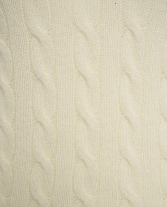 25FW 폴로 랄프로렌 폴로 자수 케이블 니트 스웨터  211 971865 001 CREAM BIANCO - POLO RALPH LAUREN