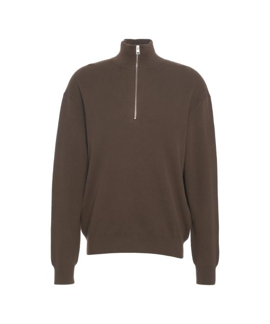 25FW 클로즈드 집업 니트 C86063 97P 22 765 ESPRSSO BRWN MARRONE