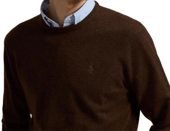 25FW 폴로 랄프로렌 긴팔 티셔츠 710974148 011 BROWN - POLO RALPH LAUREN