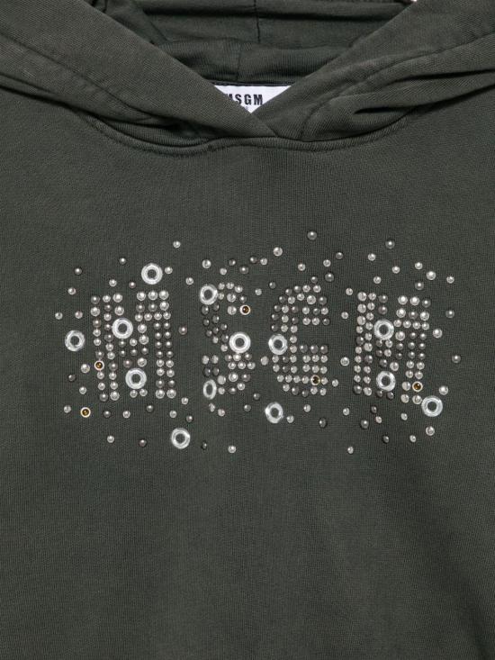 25FW [키즈] 엠에스지엠 폴로 셔츠 F5MSJGHS161 103 GREY - MSGM