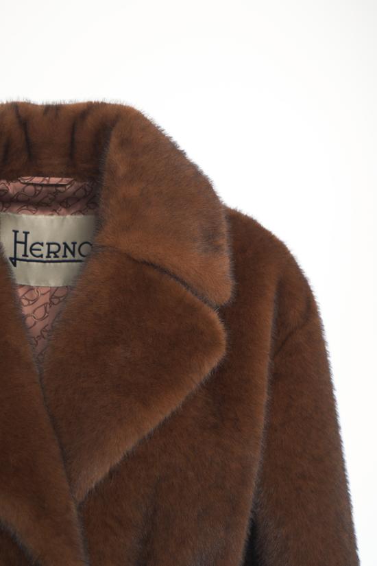 25FW 에르노 코트 CA000582D 12739 8800 MARRONE SC - HERNO