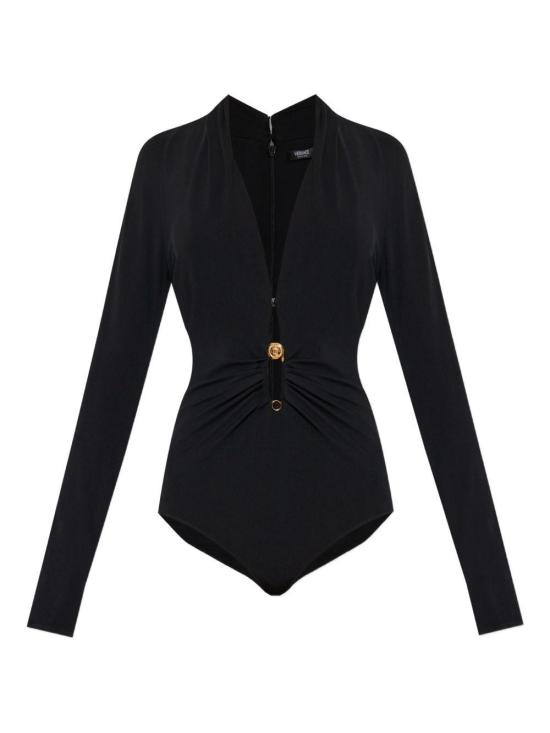 25FW 베르사체 바디수트 티셔츠 10210181A14475 1B000 BLACK