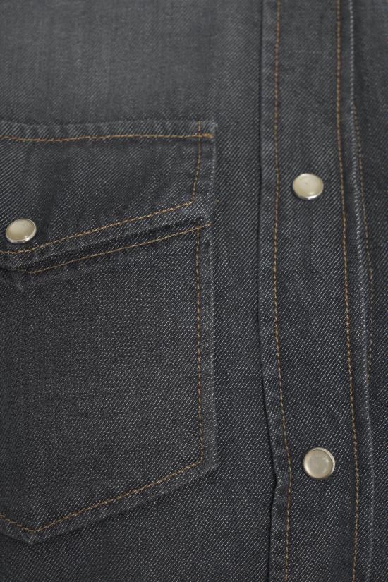 25FW 리우조 데님 셔츠 UF5168D4851 87459 DENIM BLACK NERO - LIU JO