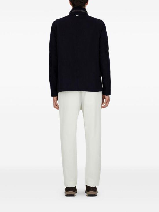 25FW 에르노 울 캐시미어 & 에코에이지 필드 자켓 FI000128U33318 9200 BLUE - HERNO