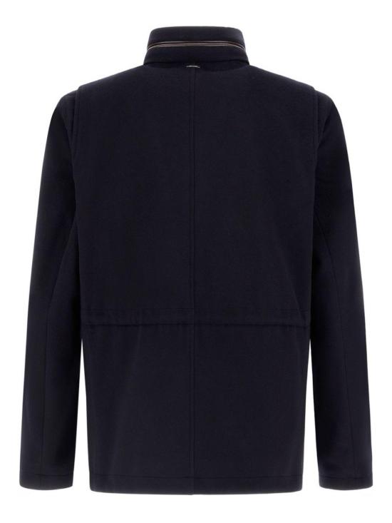 25FW 에르노 울 캐시미어 & 에코에이지 필드 자켓 FI000128U33318 9200 BLUE - HERNO