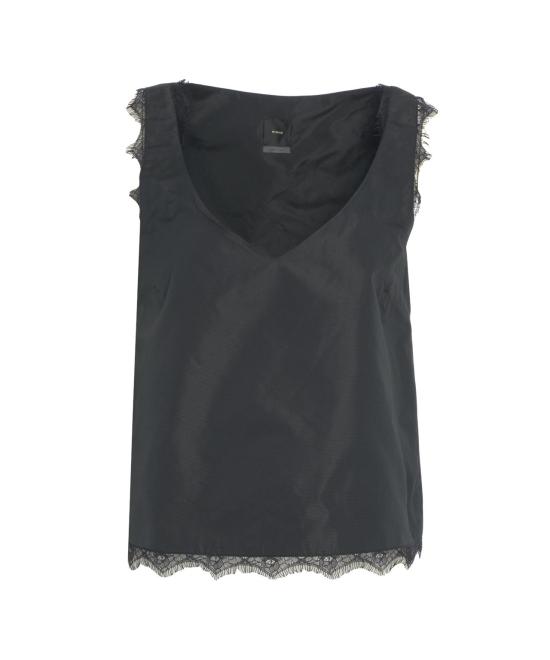 25FW 핑코 민소매 티셔츠 106105 A30B Z99 NERO