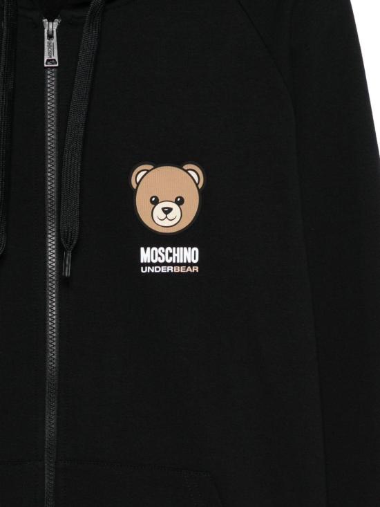 25FW 모스키노 긴팔 티셔츠 A1702 4413 0555 BLACK - MOSCHINO