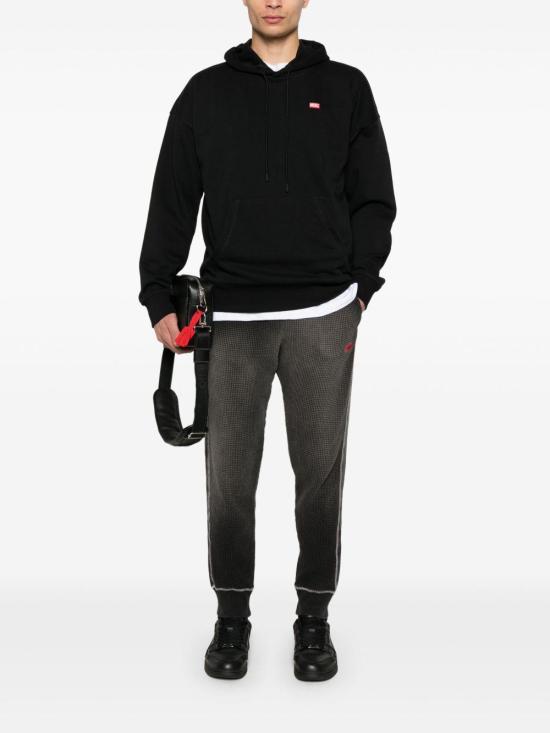 25FW 디젤 긴팔 티셔츠 A16401 0HYAT 9XX BLACK - DIESEL