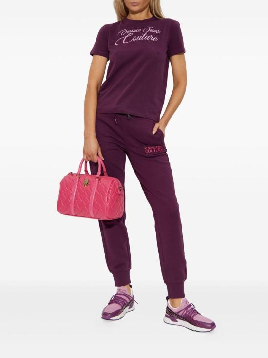 25FW 베르사체 반팔 티셔츠 79HAHT05 CJ03T 317 BORDEAUX - VERSACE