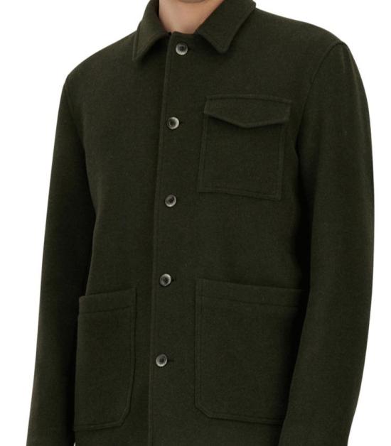 25FW 에르노 소프트 울 필드 자켓 FI000138U33475R 7740 GREEN - HERNO