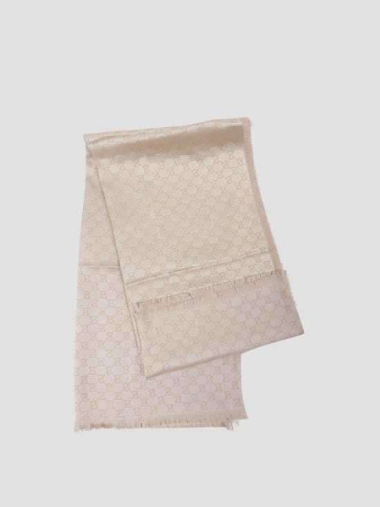 25FW 구찌 GG 프린트 울&코튼 숄 8452433GC46 5875 - GUCCI