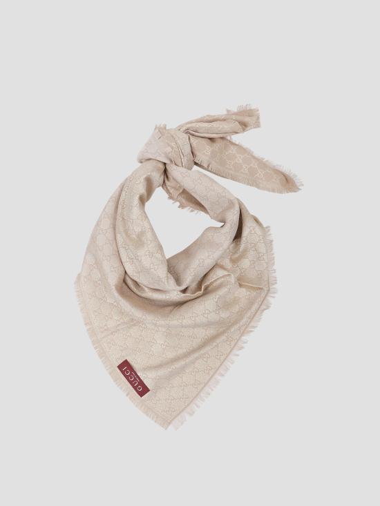 25FW 구찌 GG 프린트 울&코튼 숄 8452433GC46 5875