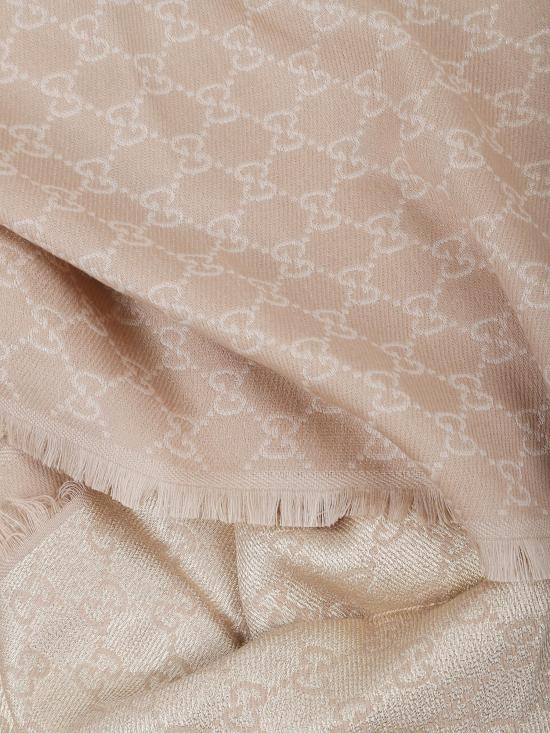 25FW 구찌 GG 프린트 울&코튼 숄 8452433GC46 5875 - GUCCI