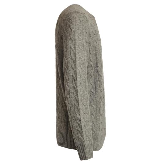 25FW 폴로 랄프로렌 케이블 니트 스웨터 710876762012 012 GRIGIO - POLO RALPH LAUREN