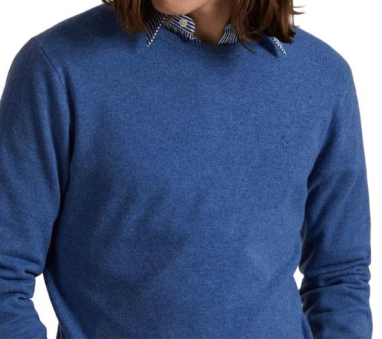 25FW 폴로 랄프로렌 긴팔 티셔츠 710974148 010 CLEAR BLUE - POLO RALPH LAUREN