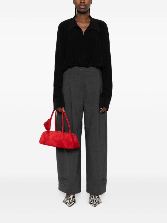 25FW 노마카말리 바디수트 티셔츠 KK321BPL183001 BLACK - NORMA KAMALI