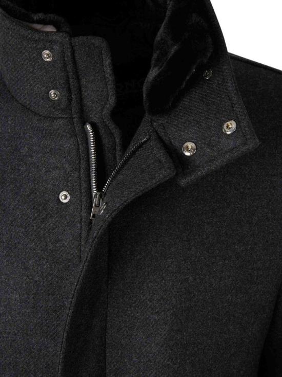 25FW 에르노 롱 울 코트 CA000214U 33432R9490 BLACK - HERNO