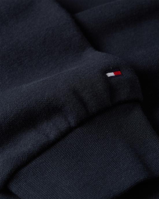 25FW 타미힐피거 긴팔 티셔츠 MW0MW40481 DW5 BLU BLUE - TOMMY HILFIGER