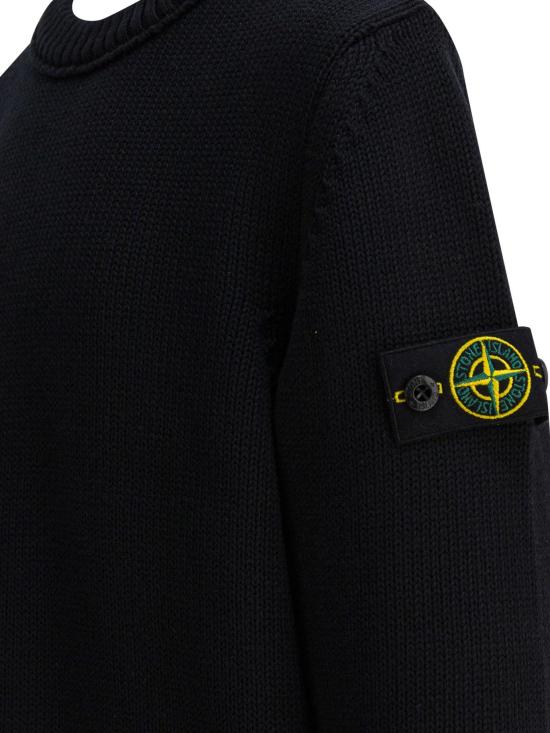 25FW [키즈] 스톤 아일랜드 캐시미어 니트 K2S165100019 S01A2V0029 BLACK - STONE ISLAND