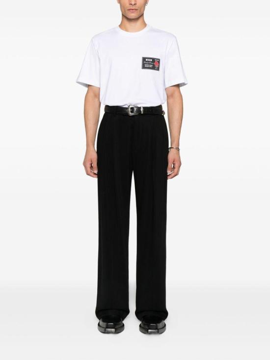 25FW 엠에스지엠 폴로 티셔츠 3940MM118 257798 01 WHITE - MSGM