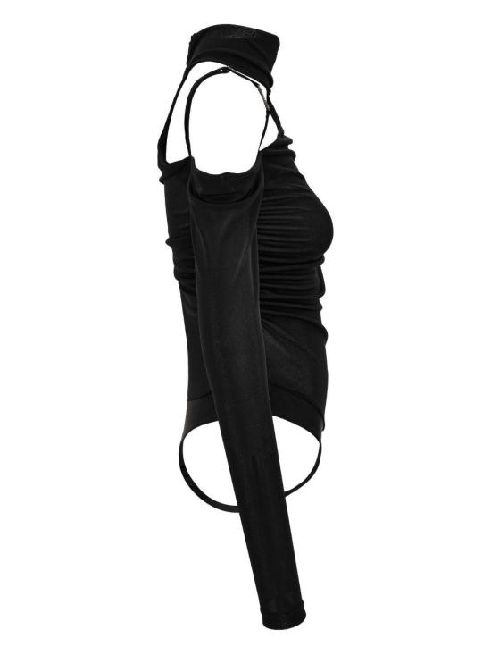 25FW 베르사체 바디수트 티셔츠 79HAM208 J0245 899 BLACK - VERSACE